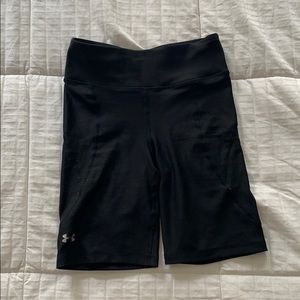 Black Under Armor Biker Shorts